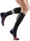 CEP - Laufsocken mit Kompression für Damen, The Run 4.0 Tall Socks, Sportsocken, Größe III/M / 39-42, schwarz (LE)