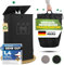 COTTARA® Pfandflaschen Sammelbehälter mit Deckel und Tragetasche | Pfandbehälter mit Einwurf | Ideal als Pfandflaschen Behälter Flaschensammler Leergut Sammelbehälter für Küche (Schwarz)