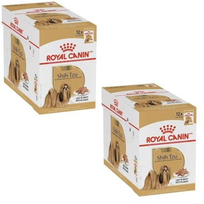 Royal Canin Shih Tzu Adult Mousse | Doppelpack | 2 x 12 x 85g | Alleinfuttermittel für Hunde | Mit Taurin, EPA & DHA