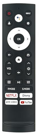 ERF3AE90H Voice Replaced Remote Control fit for Hisense Android TV ERF3AE90H