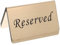 PHENOFICE Hochzeit 4 Stück Tisch Reserviert Restaurantschilder Schilder Für Reservierte Sitzplätze Gästereservierungsschild Bankett Reserviertes Schild Reserviertes Tischzeltschild Rostfreier Stahl
