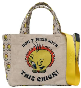 DOGO Damen Vegan Tote Bag Tweety The Chick! Wb One Size Contemporary, Tweety, das Küken! Wb, Einheitsgröße, Zeitgenössisch