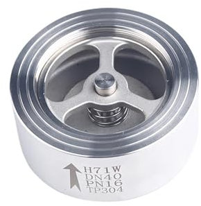 1/2 3/4 1 2 304 Edelstahl Wafer-Rückschlagventil H71W-16P DN15/DN20/DN25/DN32/DN40/DN50 Lifttyp 1St(1/2)