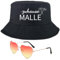 Mallorca Hut Unisex Und Brille, Fischerhut, Anglerhut, Bucket Hat, Malle Accessoires, Für Malle Party Accessoires, Festival Zubehör, Festival Gadget, Festival Accessoires, Mallorca Accessoires