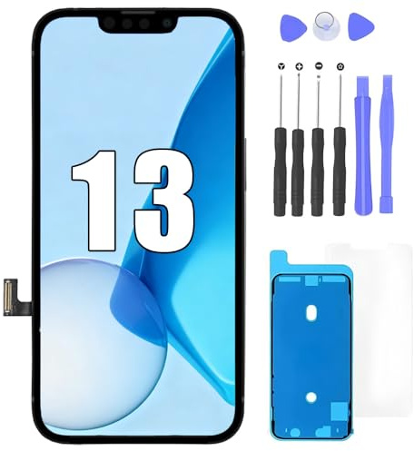 FTDLCD® Display für iPhone 13 6.1 Bildschirm Ersatz FHD Touchscreen 3D Touch Digitizer Assembly und Reparaturkits