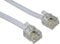 Consoletronic® 3m ADSL Cable - Premium Quality/Gold Plated Contact Pins/High Speed Internet Broadband/Router or Modem to RJ11 Phone Socket or Microfilter (3 Metres, White)