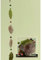 Capiz Girlande Permutt Windspiel bunte Farben Punkte oder Blumenmuster L1,80 1812-8561200