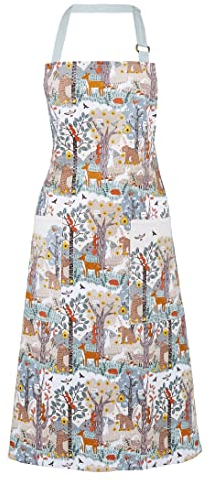 Ulster Weavers Wildwood Cotton Apron - With Cute Animal Woodland Design - For Kitchen and Barbecue - Cooking Gifts for Bakers & Chefs - Homeware & Kitchenware Range