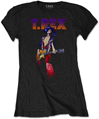 Band Monkey T-Rex Ladies T-Shirt Rockin