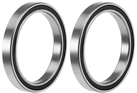 sourcing map 2 Stücke Doppelt Abgedichtet Kugellager 6705-2RS Z2 Chromstahl | Kugellager Set Rillenkugellager, 25mm x 32mm x 4 mm, Kugellager groß, Skateboard Bearings Skateboard Kugellager