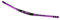 Perfeclan Manubrio per Mountain Bike Deluxe Solido Ad Resistenza 31,8 Mm 10 ° Barra Rialzata per Bicicletta da Strada per Bici da, 780 mm Viola