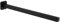 HomeHeng Handtuchhalter Einarmig Bad, Handtuchhalter Mattschwarz 40cm, Handtuchstange Eckig Rostfrei, SUS304 Edelstahl Badetuchhalter Wand, H4401MB