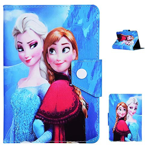 Acer Iconia One 10 B3-A30 Case , Disney Frozen Children / Kids Folding Stand Cover for 10.1 Acer Iconia One 10 B3-A30 Tablet (Acer Iconia One 10 B3-A30 10.1, Elsa & Anna)
