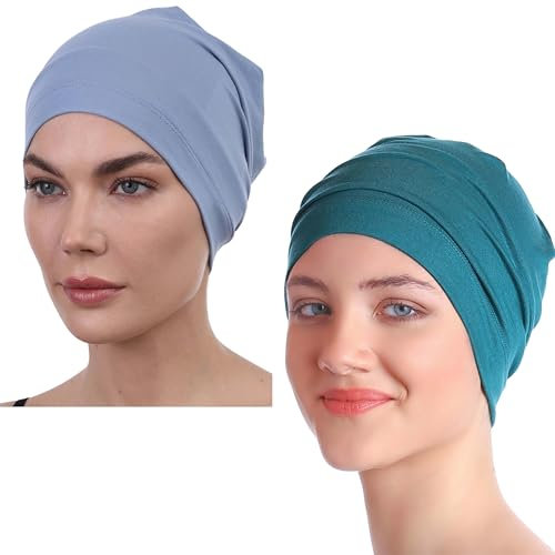 Deresina Headwear Schlafmütze, Chemo Kopfbedeckung (Caroline - Teal)
