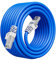 Cavo Ethernet 30 metri Cat 6 Cavo RJ45 Alta Velocità Cavo di Rete 30m, 24AWG Gigabit FTP Schermato Cavo Internet 1Gbps 550MHz, Esterno Interno Impermeabile Blu Cavo LAN Patch per Router Modem PC