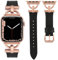 Wearlizer Leather Strap Compatible with Apple Watch Straps 38/40/41/42/44/45/46/49mm(Ultra 1/2), Genuine Leather Replacement Strap for Women Men for iWatch Bands Series 10 9 8 7 SE 7 6 5 4 3 2 1