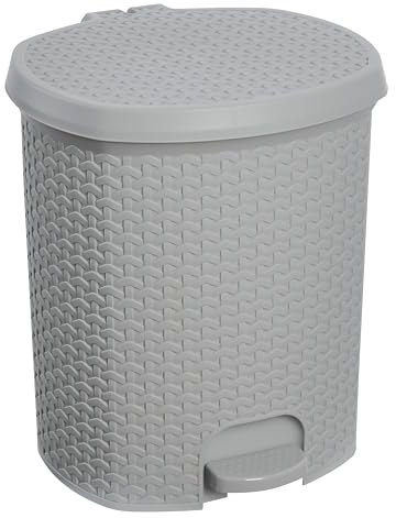 keeeper Treteimer, 21 l, Mülleimer mit Tretpedal, Tjark, Nordic Grey (Grau)