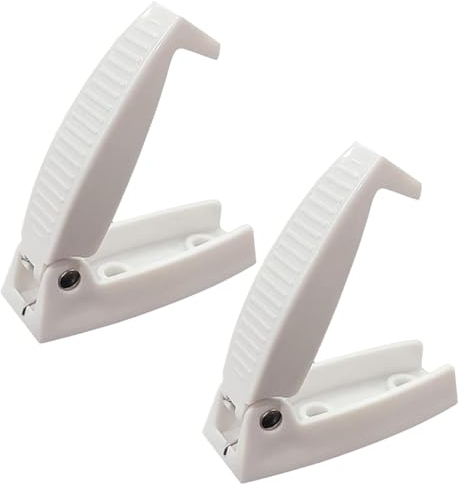 BASTOUR Loquet de Porte Camping Car de Plastique, Loquet de Plastique de Porte de RV, Crochet de Porte Camping Car Placard Serrures Porte Catch Porte Loquet pour Camping-Car RV Camper Trailer, 2pcs
