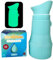 KIDDIWHIZZ Whizzer - Discreet & Compact Glow in the Dark Travel Toilet Seen on Dragons Den | Portable & Leak Proof Silicone Pee Bottle - Festival Essentials Camping Toilet | 500ml Capacity