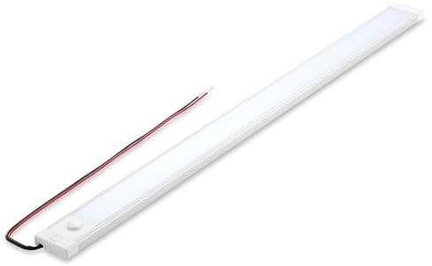 acegoo 12V LED Unterbauleuchte 51cm 860lm Wohnmobil Dimmbar Lampe 8W Integriertem Dimmschalter&Rotes Licht, Küche, Kabine für Boot Yacht Wohnwagen Camper (4000K)