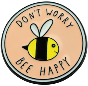 Generisch Bienen Brosche Pin Corsage Legierung Broschen Abzeichen Kragen Pin für Frauen Kleidung Anstecknadel Zubehör, M, Kunststoff, Kein Edelstein