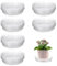 Lot de 30 soucoupes pour Pot de Fleurs - Dessous de Pot de Fleurs - Dessous de Pot de Fleurs Ronds Transparents - pour Plantes d'intérieur et d'extérieur