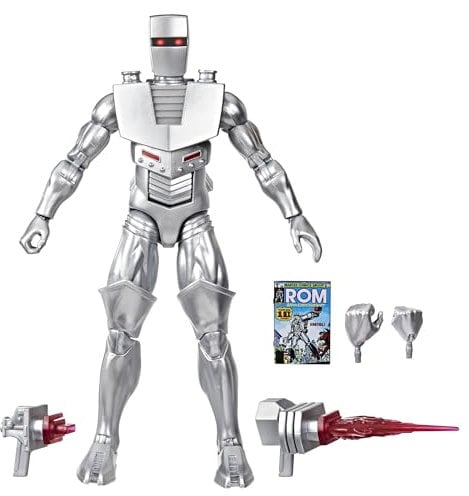 Marvel Legends Series Rom: Spaceknight Action Figure, Silver