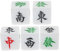 JOINPAYA Mahjong- 5-teiliges Acryl- -Set Spielspielzeug Für Bars Familienfeiern Dekorationen