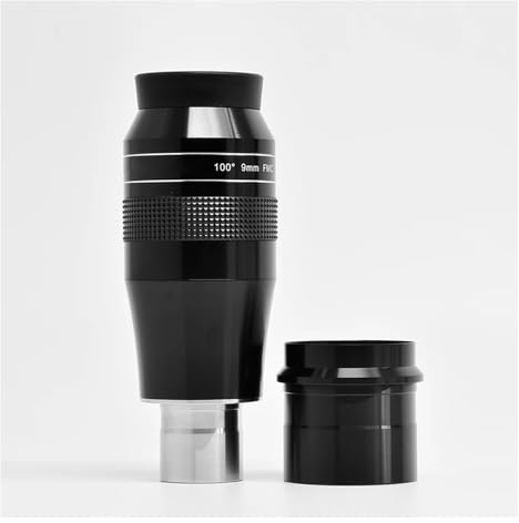 Teleskop-Zubehör, 100 Grad, 9 mm, Ultra-Weitwinkel-Okular Astronomisches Teleskop-Zubehör mit 3,2 cm und 5,1 cm Schnittstellen