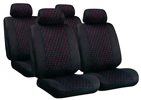 LAMPA 54974 Sitzschonbezug Vorne und Hinten Polyester Schwarz