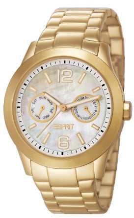 Esprit Damen-Armbanduhr Sonny Analog Edelstahl Gold ES105492005
