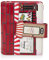 Shagwear Junge Damen Portemonnaie klein mädchen Geldbörse Small Purse Teenager Portmonee mit Design (Bakery Red/Bäckerei Rot)