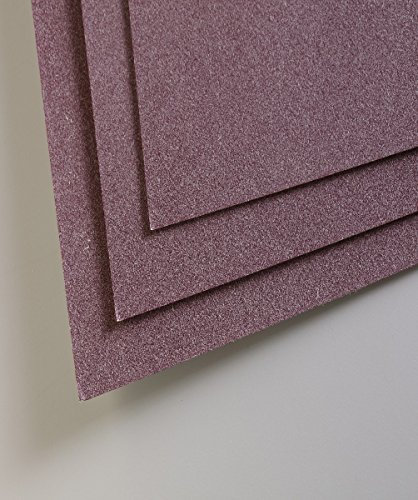 Clairefontaine 96167C Packung (mit 5 Zeichenbögen Pastelmat, 50 x 70 cm, 360 g, ideal für Trockentechniken und Pastell) weinrot