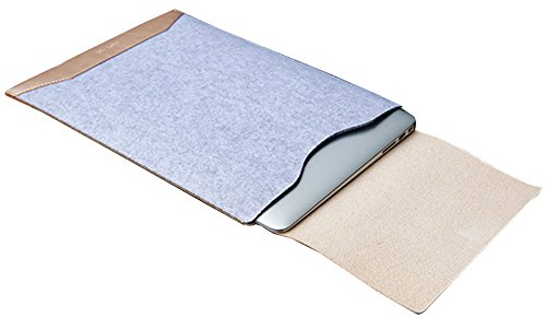 Laptop Sleeve Small Soft Case Ultrabook Netbook Tablet Cover Bag for 11.6-15.4 Inch for macbook 11.6 Gold