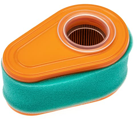 vhbw 1x filtro in spugna, 1x filtro di carta compatibile con Briggs & Stratton 750EX DOV (7.5, 8, 8.5 CV) motore per trattore, tagliaerba