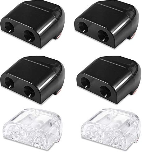 FineGood 6 silbatos de ciervo para coche, silbato de advertencia de animales para coche con cinta, alarma de ciervo, silbato de alerta de animales