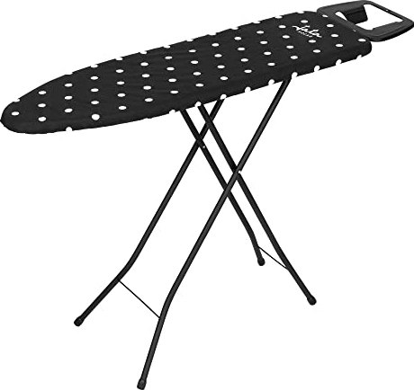 JATA HOGAR HPLA8100 – Table à Repasser avec Surface de Repassage de 110 x 32 cm. Hauteur réglable jusqu'à 92 cm. Plaques de Repos. Dimensions plié : 150 x 40 x 7 cm