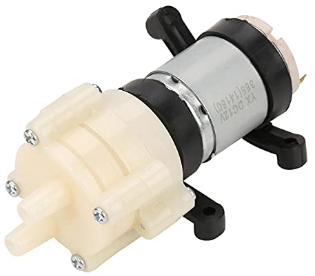 Diafragma Bomba Agua,DC 12V Mini Bomba de Succión de Agua de Diafragma Eléctrica,Mini Bomba Agua Eléctrica Rango de Succión Máximo 2m para Máquina de Té Tanque de Peces de Acuario