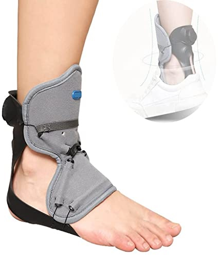 Férula De Soporte para Pie Caído, Ortesis De Caída De Pie, Férula De Apoyo para Caída Del Pie para Entrenamiento De Rehabilitación De Lesiones Nerviosas De Pie Caído Left,Large
