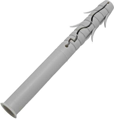 AERZETIX - C62081 - Satz von 10 Universaldübel mit flügeln Schlagen Ø14x135 mm mit Kragen - aus Kunststoff Nylon - mauerwerk Befestigung aus Beton Ziegel Stein betonstein