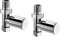 Heilmetz Chrome Radiator Valves,15mm 1/2 Straight Radiator Valves for Towel Rail Radiator 2 Pack