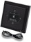 Busch Jäger DAB+ Unterputz Bluetooth (in and out) Radio (8217U-101) Future Linear Schwarz Matt, Komplett-Set 8217 U – 101, Rahmen und Radioabdeckung + 0,9 m EBROM Wurfantenne zur Empfangsoptimierung