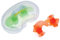 Zoggs Kinder Ohrenstöpsel Aqua Plugz Junior Ohrstöpsel, Orange/Grün, One Size