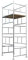 Classic 5.5m (WH) DIY Galvanised Scaffold Tower 6 x 4 Base
