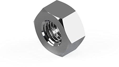 50 Edelstahl V2A Zollgewinde Sechskantmuttern DIN 934 A2 WW 1/4