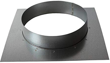 Wandflansch 80mm (Platte: 160 x 160mm)