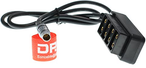 DRRI Steadicam Zephyr - Cable de alimentación Hembra de 3 Pines a 4 Puertos