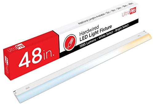 UltraPro 48 Inch Hardwired Under Cabinet Light, Dimmable 1585 Lumens