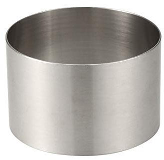 N/A Kuchenform, Ring, 80 mm Durchmesser, Edelstahl, Kuchen, Schaumstoff, Backring