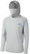 Bassdash UPF 50+ Men’s Long Sleeve Fishing Shirt with Mask UV Neck Gaiter Hoodie Cool Grey